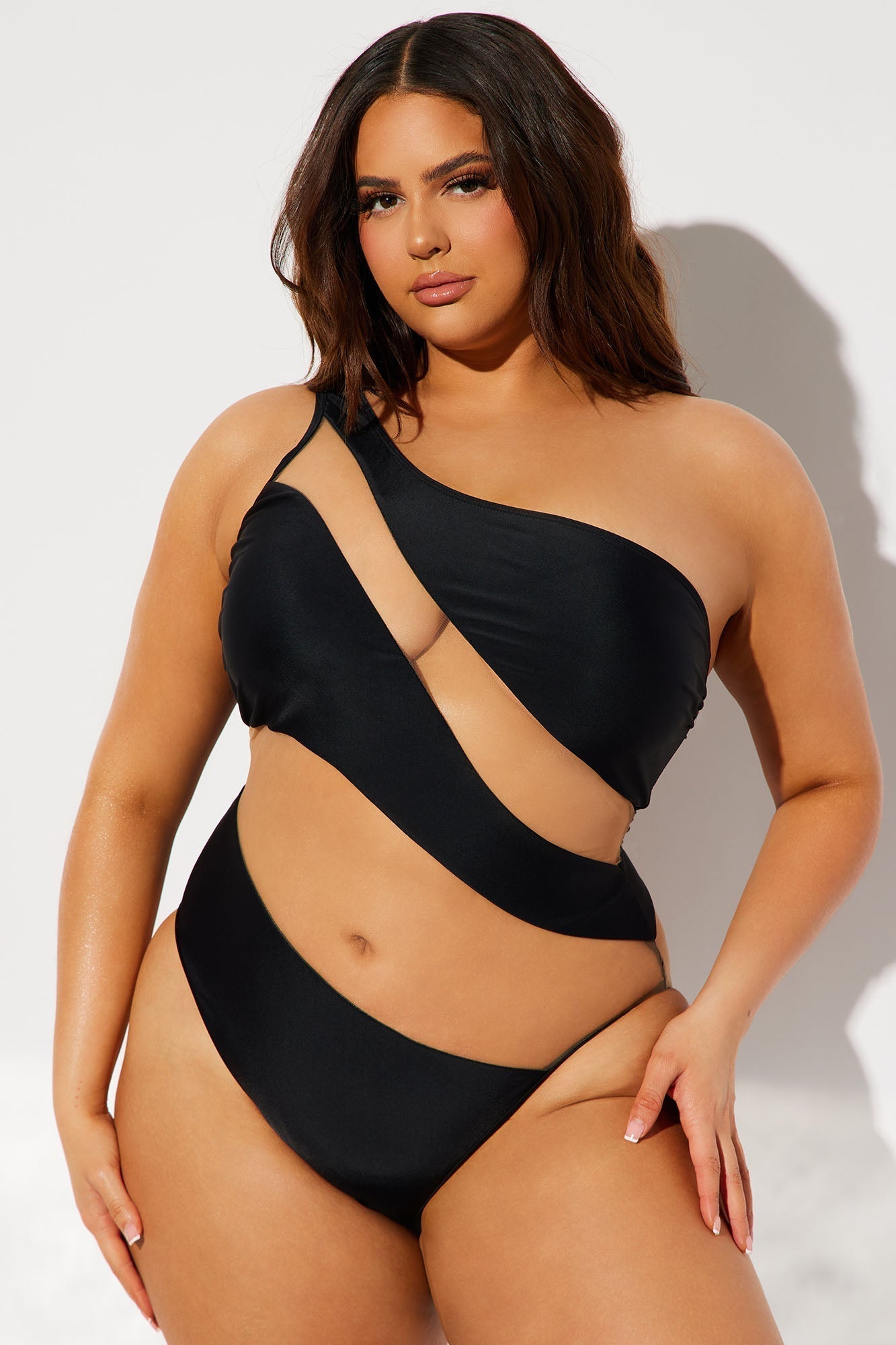 Mesh Cutout One-Piece